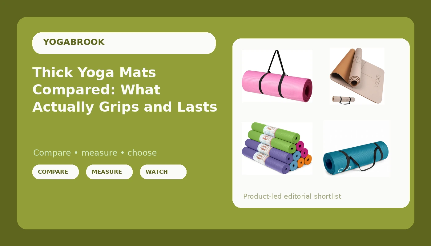 Thick Yoga Mats Compared: What Actually Grips and Lasts